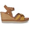 INBLU Sandalo In Ecopelle Con Zeppa Cammello - Donna - Cammello