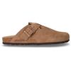 GRUNLAND Robi Ciabatta In Pelle Tortora - Uomo - Tortora