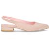 DU SIMON Décolleté Slingback A Punta In Ecopelle Nude - Donna - Nude