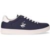 BEVERLY HILLS POLO Hills Mix Sneaker In Ecopelle Blu Bianco - Uomo - Blu Bianco