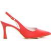DU SIMON Décolleté A Punta Slingback Rosso - Donna - Rosso