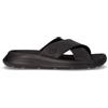 SKECHERS Sargo Denal Ciabatta In Pelle Rivestita Nero - Uomo - Nero