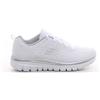 SKECHERS Graceful Get Connected Sneaker White Silver - Donna - White Silver