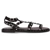 TOO LIKE Sandalo Alla Schiava In Ecopelle Con Borchie Nero - Donna - Nero