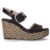 NERO GIARDINI Sandalo In Pelle Con Zeppa Nero - Donna - Nero