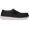 HEY DUDE Wally Stringata Casual In Tessuto Nero - Uomo - Nero