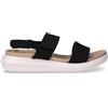 INBLU Sandalo Sportivo In Tessuto Traforato Nero - Donna - Nero