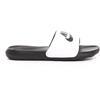 NIKE Victori One Slide Ciabatta In Gomma Nero Bianco - Uomo - Nero Bianco