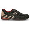 GEOX Snake Scarpa Sportiva In Pelle E Tessuto Verde Grigio - Uomo - Verde Grigio