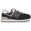 NEW BALANCE 574 Sneaker In Pelle Nero - Uomo - Nero