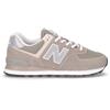 NEW BALANCE 574 Sneaker In Pelle E Tessuto Grigio - Uomo - Grigio