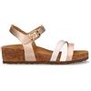 DESIRE Sandalo Con Zeppa Platino Argento - Donna - Platino Argento