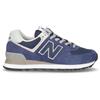 NEW BALANCE 574 Sneaker In Pelle E Tessuto Navy - Donna - Navy