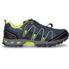 CMP CALZATURE Altak Scarpa Da Trail Running In Tessuto E Pelle Blu Giallo Fluo - Uomo - Blu Giallo Fluo