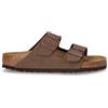 BIRKENSTOCK Arizona Ciabatta In Pelle Mocca - Donna - Mocca