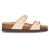 GRUNLAND Hola Ciabatta In Ecopelle Beige - Donna - Beige