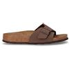 BIRKENSTOCK Catalina Ciabatta In Pelle Mocca - Donna - Mocca