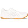 ASICS Upcourt 6 Scarpa Da Pallavolo In Ecopelle Bianco Argento - Donna - Bianco Argento