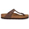 BIRKENSTOCK Gizeh Ciabatta In Pelle Mocca - Donna - Mocca