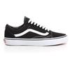 VANS Old Skool Sneaker In Pelle E Tessuto Nero Bianco - Uomo - Nero Bianco