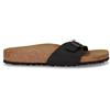 BIRKENSTOCK Madrid Ciabatta In Pelle Nero - Donna - Nero