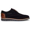 BUGATTI Stringata Casual In Pelle Blu Scuro - Uomo - Blu Scuro