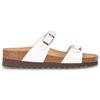 GRUNLAND Hola Ciabatta In Ecopelle Bianco - Donna - Bianco