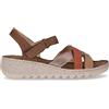 FREE WALK Sandalo Con Zeppa Fucile Mattone - Donna - Fucile Mattone