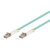 Goobay 10x Cavo in fibra ottica Goobay 95755, multimodale (OM3) Aqua, 10 m, turchese - spina LC-UPC > spina LC-UPC, guaina senza alogeni (LSZH), cavo in fibra ottica (FO)