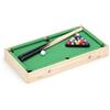 Tavolo da Biliardo Portatile Feltro Verde Mini Tavolo da Biliardo Pieghevole
