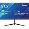 iggual - Monitor Full HD da 21,5 pollici, display LED con pannello IPS, monitor con cornice ultra sottile 1920 x 1080, 100 Hz e tempo di risposta di 1 ms, connessione VGA standard e HDMI 1.4 (ML21S)