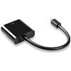 Osmond Adattatore Mini DisplayPort A DVI, Dual Link Alimentato USB Fino A 2560x1600 Risoluzione Nero