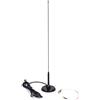B-tech Autentica antenna Nagoya UT-72 Super Loading Coil 50,8 cm con supporto magnetico (Heavy Duty) VHF/UHF (144/430 MHz) PL-259, include adattatore SMA aggiuntivo per radio portatili BTECH e BaoFeng