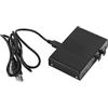 KIMISS Usb 6 5.1 Scheda Audio Esterna Ottica per Scheda Audio Pc Nera Scheda Audio a 6 Canali Usb Esterna Digitale Ottica Spdif per Adattatore Uscita Audio per Pc