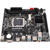 Denash Scheda Madre per Computer B75, Scheda Madre da Gioco LGA 1155 DDR3 con M.2 NVMe NGFF ATA3.0 PCI Express, per Processori Core I3 I5 I7 E3 V2 Celeron Pentium