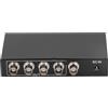Asixxsix Splitter Video 1 in 4 Uscite Plug And Play, Splitter Video BNC Professionale Full HD 1080P per Sistemi Video Pubblici, per Riunioni Video Home Theater (Spina Europea)