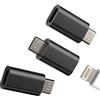 zoyuzan Adattatore Lightning a Micro USB (3 Pack) Convertitore Android Jack Caricabatterie Accessori Convertitore Lightning Femmina a Micro USB Maschio per Compatibile con Galaxy S7 Active S6 Edge