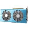Cuifati Scheda Grafica da Gioco RX590 da 8 GB GDDR5, Scheda Grafica per Computer da 256 Bit 1460 MHz, Scheda Grafica GPU per PC Desktop PCIE 3.0 X16 2DP 2HDMI DVI D con Doppie Ventole,