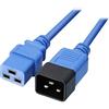Lindy Prolunga IEC Blu, 1m