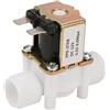 Akozon Elettrovalvola 12V, Akozon G1/2 Elettrovalvola a Solenoide N/C Normalmente Chiusa Valvola Elettrica Acqua Valvola di Regolazione della Pressione per Fontanelle, Scaldabagni, Lavatrice