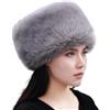 Wokuaile Cappello Colbacco Invernale Donna Cappello in Pelliccia Sintetica Stile Cosacco Russo Cachi Chiaro