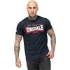 Lonsdale Maglietta da Uomo Aldingham, Blu Scuro/Rosso/Bianco, S
