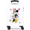 Disney Minnie Party Joumma Cabin Valigia per bambini, rigida in ABS, con lucchetto a combinazione laterale, 28,4 l, 2 kg, 4 ruote doppie, bagaglio a mano