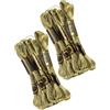 Fdit 24Pcs Filo per Punto Croce Matasse di Cotone Alla Moda Filo Interdentale Filo per Ricamo Filo di Cotone Filo per Avvolgimento Moda Intrecciato Oro Lucido Oro Chiaro