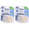 Chicco Succhietto Light Lumi Silicone 6-16m 2x1 St