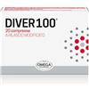 Colonir Omega Pharma - Diver 100, Integratore Alimentare con Inulina e Mirtillo Rosso, Aiuta la Regolarità del Transito Intestinale e a Prevenire lo Stress Ossidativo - 20 Compresse