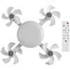 Xnuiasqe Luce A Soffitto A Forma di Drone E27 LED LEGGIO Light Light da 60W Funzione Dimmer di Controllo