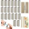 Generic 20 paia di clip magnetiche per tende, chiusura magnetica, per tenere le tende chiuse, fibbie staccabili, senza trapano, per tende minimaliste, protezione della privacy, per interni ed esterni