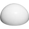 EXTRUMOL - Semisfera senza Flangia - Metacrilato - Ideale per Progetti di Decorazione - Interni ed Esterni - Bianco Opale - Misure: Ø25cm