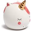 Puckator Salvadanaio Apribile per Bambini in Ceramica - Bianco - Unicorno - Arcobaleno Incantato